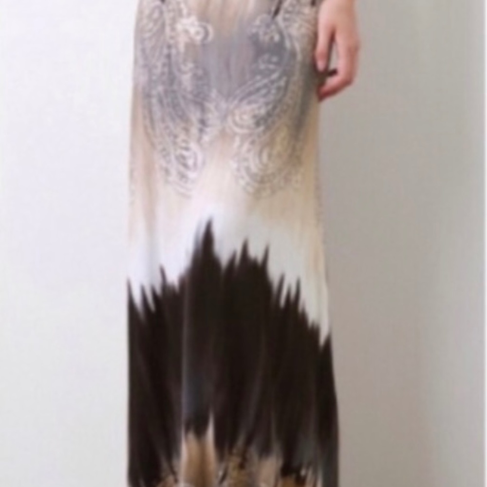 Black Bead tube dress or maxi skirt